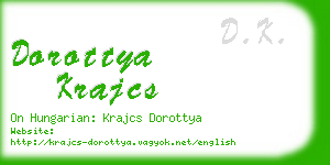 dorottya krajcs business card